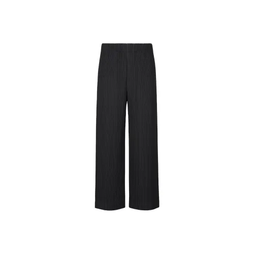Homme Plissé Issey Miyake Повседневные брюки Мужские Черные