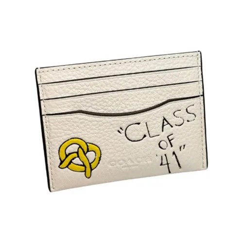 COACH Кожа Картхолдер Мини Мужской Мел