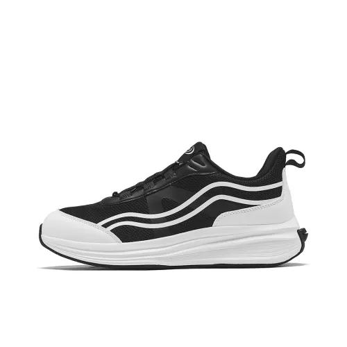 UUPALEE Slip Resistant And Abrasion Resistant Покрытие Низкий Топ Casual Унисекс Черный Белый