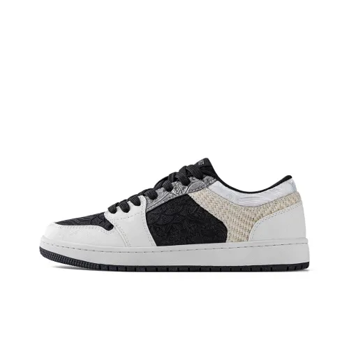 MR.A Country Style Series Дышащие Низкие Кроссовки для Скейтбординга Мужские Черно-Белые