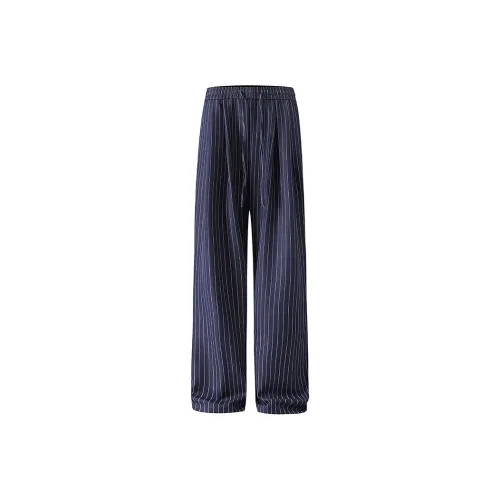 JIARONG Синие полосы Унисекс Повседневные брюки