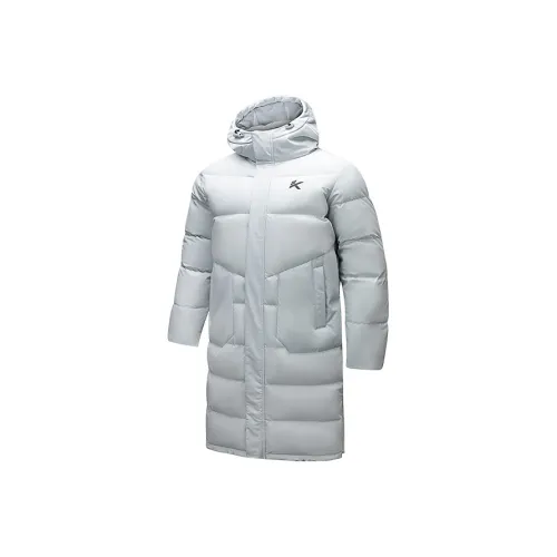 ANTA Thompson KT Basketball Пуховик Мужской Облачный Серый