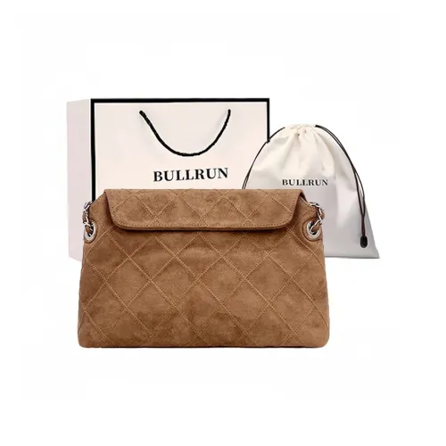 Bullrun Ткань Сумка через плечо Стандартная Женская Кофейного цвета