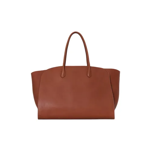 THE ROW Marlo Телячья кожа Сумка Женская Красно-коричневая