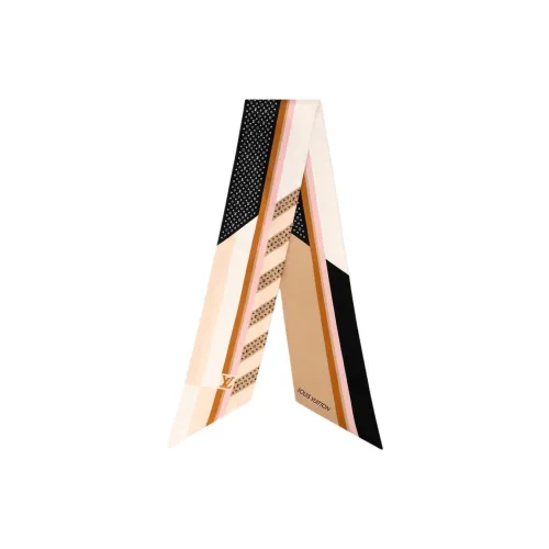 LOUIS VUITTON Шелковые шарфы Женские Светло-коричневый