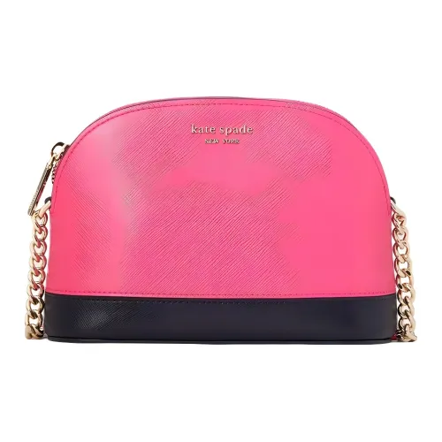 Kate Spade Spencer Крестообразная текстура Кожа Сумка через плечо Сумка на плечо Женская Фиолетово-розовый Многоцветный