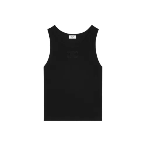 CELINE SS25 Майка Женская Черная