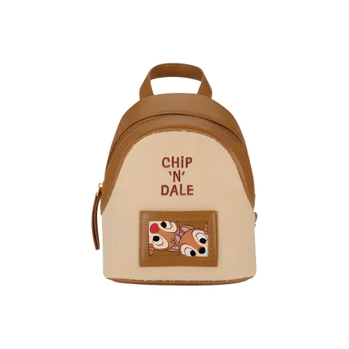 AJIDOU Disney Disney Коллаборация Ткань Рюкзак Средний Женские CAMEL Желтый Абрикос