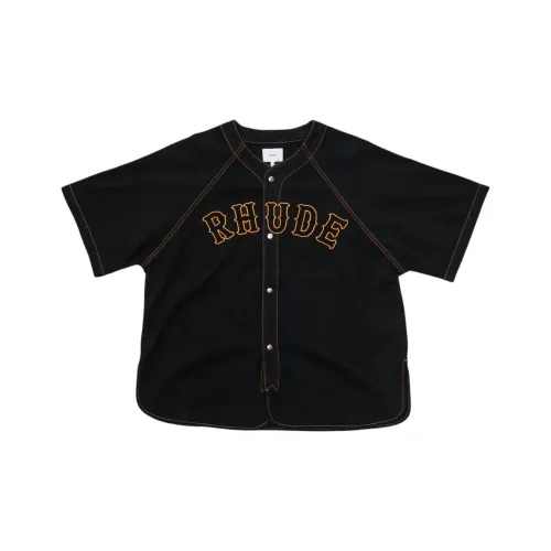 RHUDE Камень Черный Мужская Рубашка