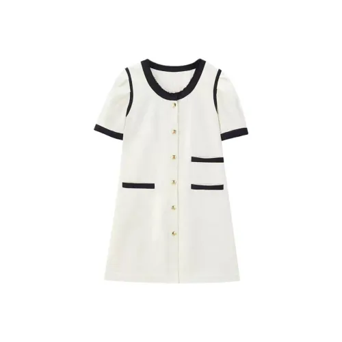 PEACEBIRD Короткий рукав Платье Женское