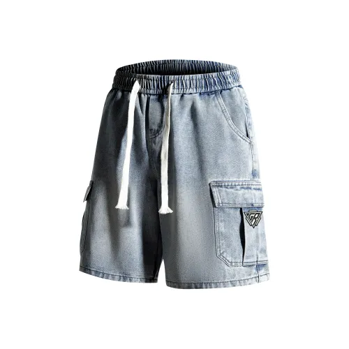 GDRX Синие Унисекс Джинсовые Шорты