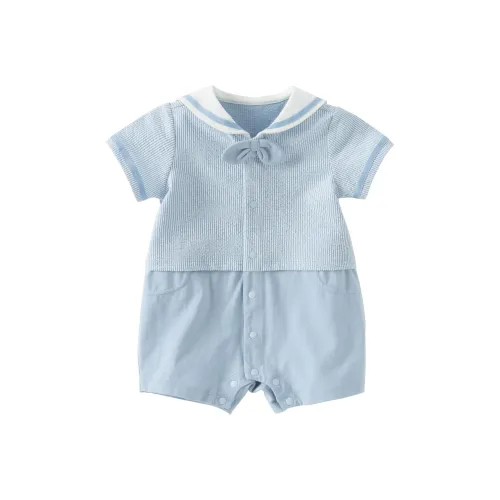 DAVE BELLA Комбинезон Baby Toddler Series Сине-белые полоски для младенцев и малышей