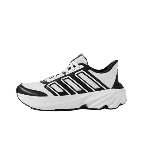 Adidas Slip-resistant Abrasion-resistant Low Top Беговые кроссовки Унисекс Черный Белый