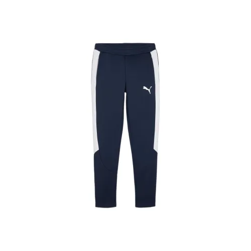 PUMA Вязаные тренировочные брюки мужские морской синий