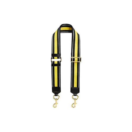 MARC JACOBS Ткань Плечевой ремень Сумка Ремень Женский Черный и Желтый