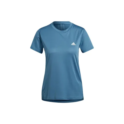 adidas clothing Женские синие футболки