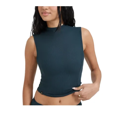 ONER ACTIVE Mellow™ Rib MID Средний воротник Майка Женская Масляный Синий