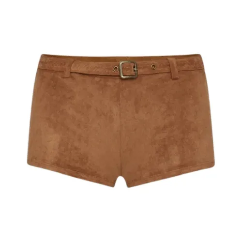 FRANKIES BIKINIS Коричневые Женские Повседневные шорты