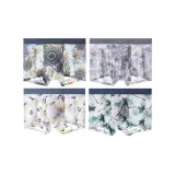 Тибетский цветочный дизайн + чернила + письмо + кокосовая пальма