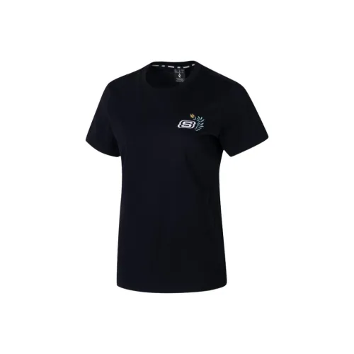 Skechers Ice Cream Series T-Shirt Женская Угольный Черный