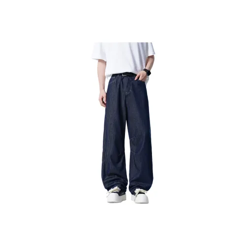 FOREVER 21 Темно-синие унисекс джинсы