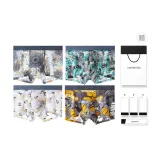 [Четырехкомпонентный подарочный набор в коробке] Цветочный дизайн + Столбик + Письмо + Камуфляж