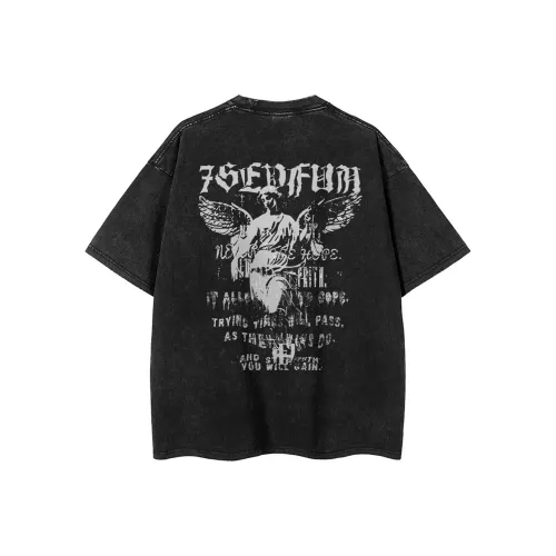 7 SEVFUN Черный Унисекс T-рубашки