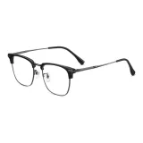 Чёрный металлик - стандарт, защита от синего света, 0 диоптрий, линзы