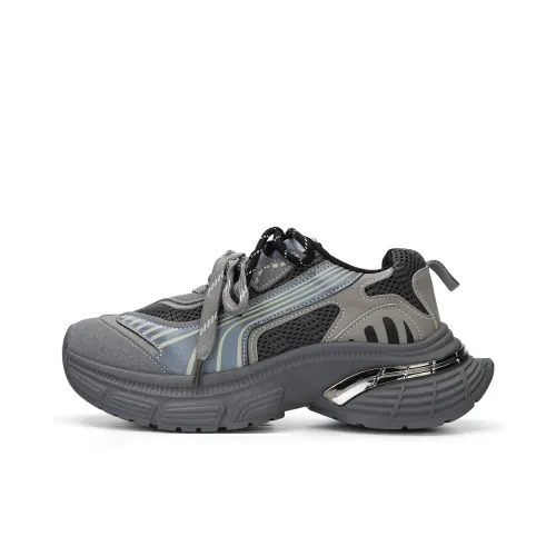 La Chapelle Slip-resistant Abrasion-resistant Low Top Footwear Women's Gray Ла Шапель Противоскользящие Устойчивые к истиранию Низкие Кроссовки Женские Серые