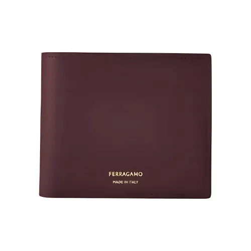 FERRAGAMO Телячья кожа Кошелек Мужской Красный