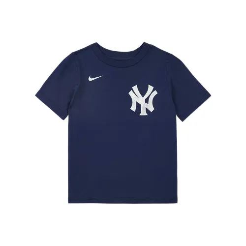 NIKE Нью-Йорк Янкис Темно-синие Детские Рубашки Pre School T