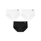 3 шт (Белый + Белый + Черный)