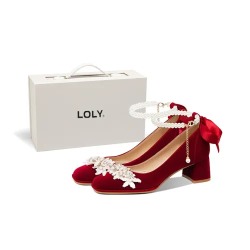 LOLY Высокие каблуки Цветочный Realm 5CM Женские