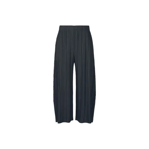 PLEATS PLEASE ISSEY MIYAKE Повседневные брюки Женские Синий Черный