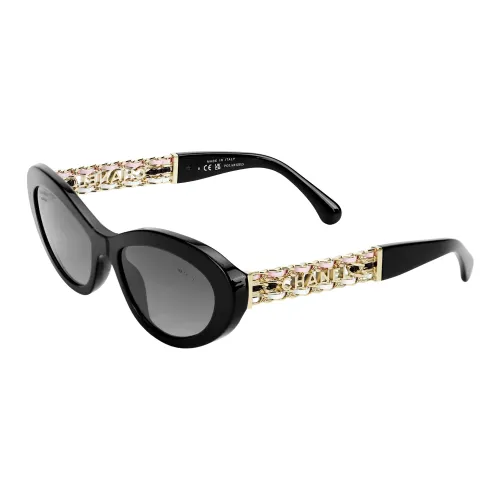 CHANEL Butterfly Солнцезащитные очки Женские Черные