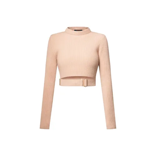 LOUIS VUITTON SS25 Кашемировый свитер женский розовый