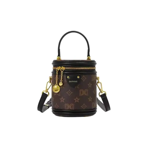 DAPHNE PVC ведрообразная сумка сумка через плечо сумка среднего размера женская черная коричневая