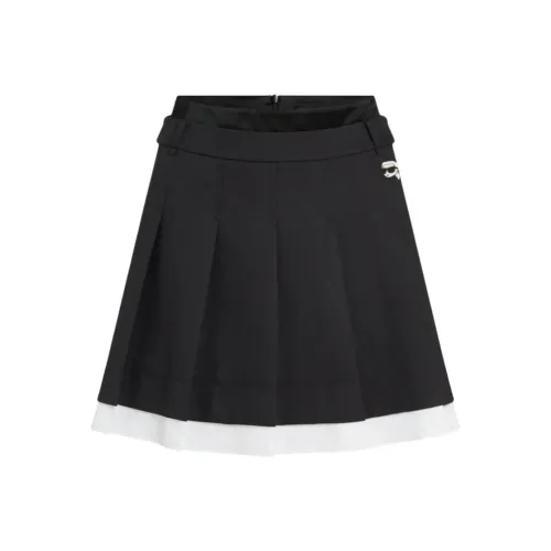 KARL LAGERFELD SS25 Повседневные короткие юбки Женские Черный