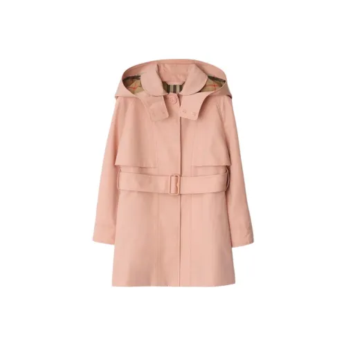 Burberry Тренчкот SS25 Розовый Детский