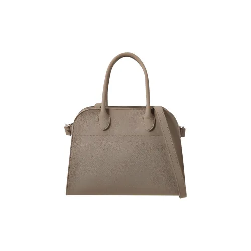 THE ROW Soft Margaux 10 Личи Коровья кожа Одно плечо Сумка через плечо Сумка Женская Темная умбра