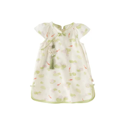 DAVE BELLA Платье Лотос с принтом для детей 3-7 лет