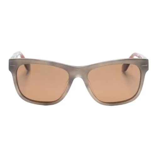 BRUNELLO CUCINELLI Ацетат Квадратные Солнцезащитные очки Женские Коричневый