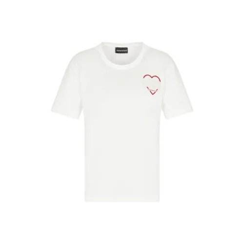 EMPORIO ARMANI Теплый белый Женские футболки