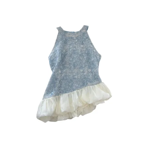 OUBO Синие Женские Камисоли