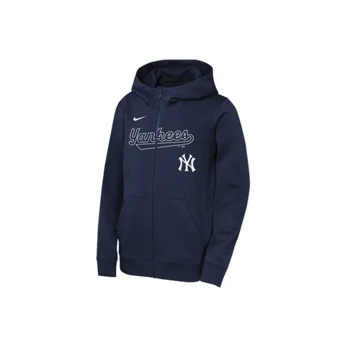 Nike x Mlb Base Logo Куртка Темно-синий Синий Подростки