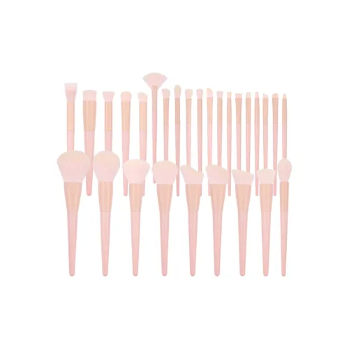 BYCSL Розовый Набор кистей для макияжа Контуринг Смешанные детали Мягкие 28 шт