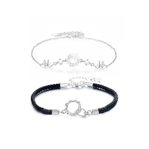 JOYDINNY Браслет с шнурками унисекс