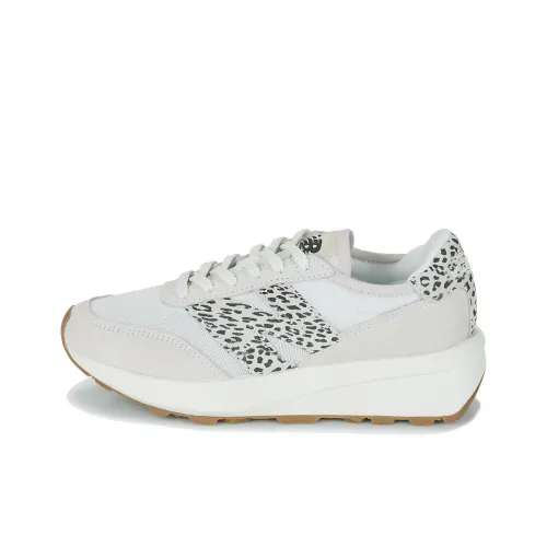 New Balance 370 Дышащий Низкий Топ Повседневная Обувь Женская Бежевая