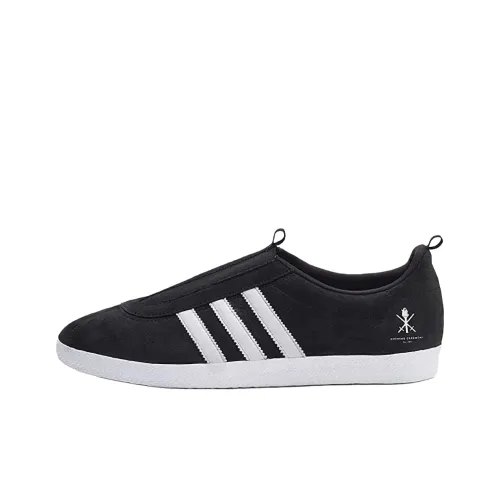 Adidas Taekwondo Gazelle Аbrasion Resistant Низкие Кроссовки для скейтбординга Унисекс Черный Белый