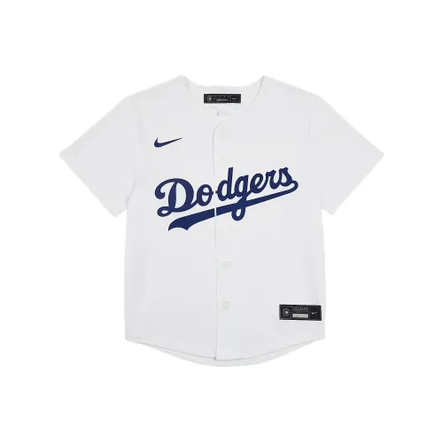 Nike x MLB Повседневная рубашка SS25 Джерси Белый для детей 3-7 лет